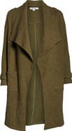 BB Dakota by Steve Madden BB Dakota Revolution Drapey Bouclé Trench Coat