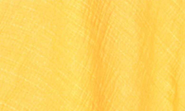 Maxstudio Center Shirred Short Sleeve T-shirt In Sunshine