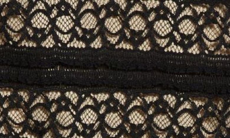 Likely Albie Long Sleeve Lace Dress In Black