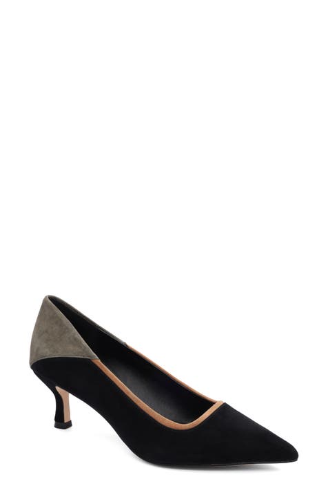 Nordstrom black hot sale suede pumps