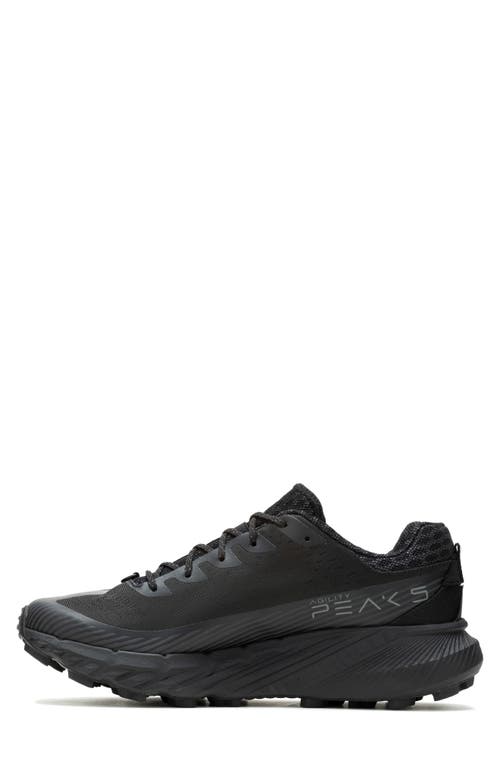 Merrell Agility Peak Trainers In Black/black