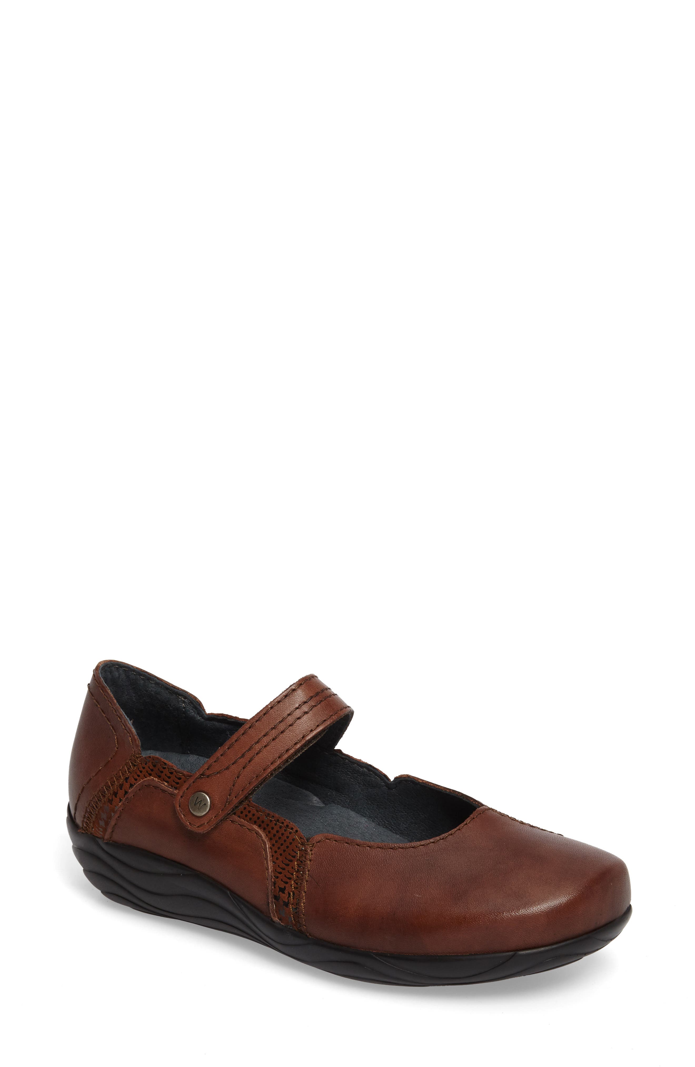Wolky Gila Mary-Jane Flat, Orange