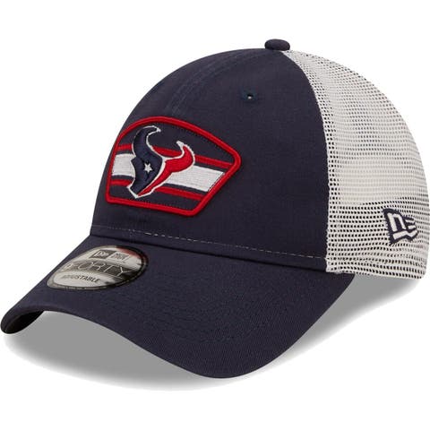 Houston Texans New Era 2023 NFL Draft 9FORTY Adjustable Hat - Stone/Navy