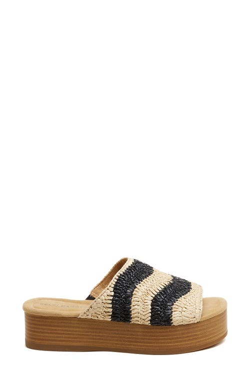 Kelsi Dagger Brooklyn Damien Platform Sandal In Black/natural