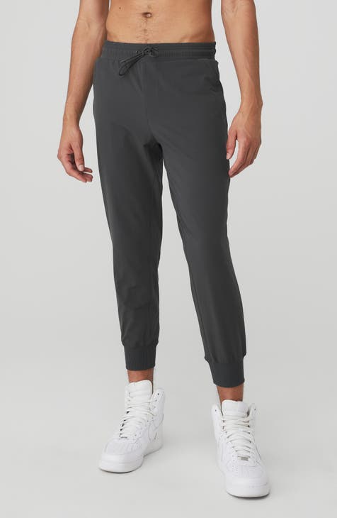 YUHAOTIN Joggers for Men Slim Fit Tall Mens Jogger Pants with Belt Loops  Men Fashion Cotton Linen Plus Size Casual Elastic Waist Pockets Long Pants