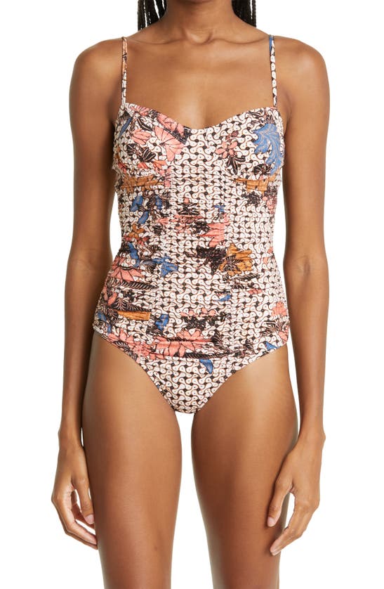 【ULLA JOHNSON】bahia プリント underwired swimsuit ULLA JOHNSON Bahia printed underwired swimsuit | THE OUTNET