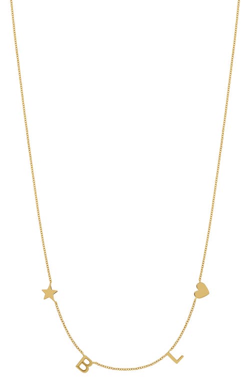 Bony Levy Personalized Charm Necklace in 14K Yellow Gold - 4 Charms