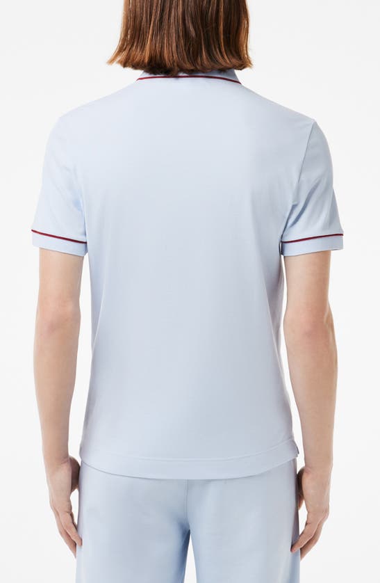 Lacoste Regular-fit Paris Stretch Piqu¿ Polo Shir In J2g Phoenix