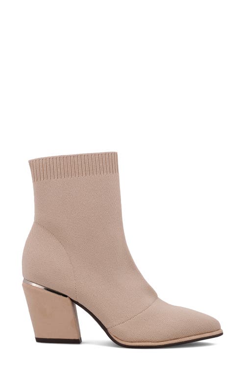 Mia Draxton Pointed Toe Bootie In Oatmeal