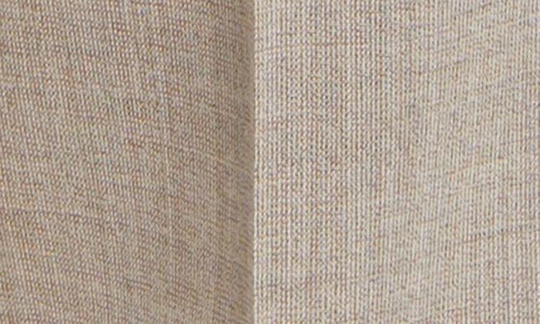 Ted Baker Jerome Soft Constructed Trim Fit Flat Stretch Wool Pants In Tan