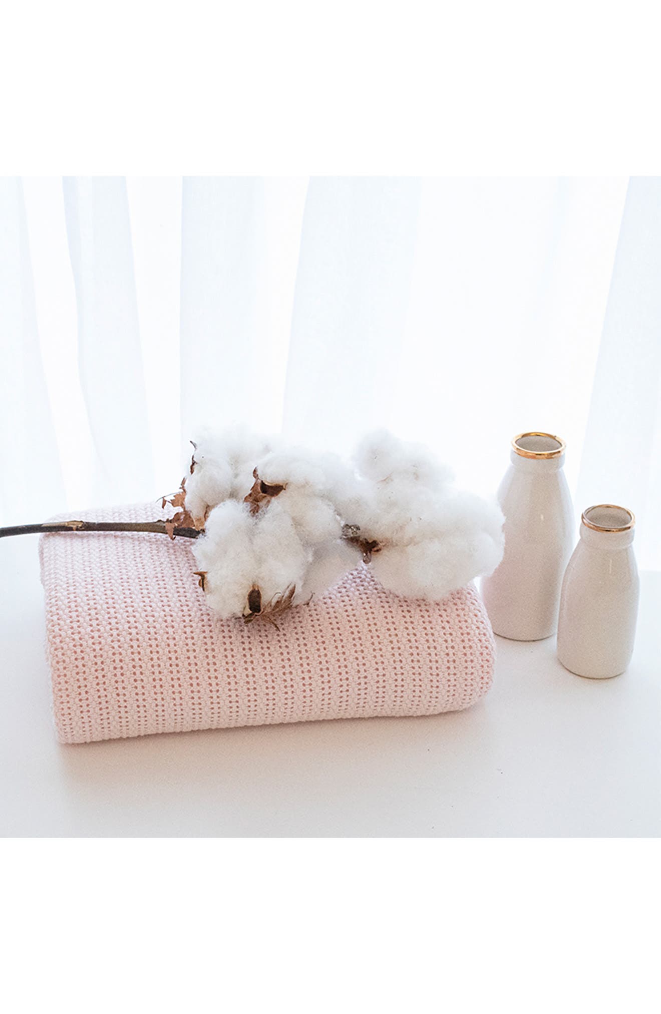 Living Textiles Organic Cotton Thermal Knit Baby Blanket Nordstrom