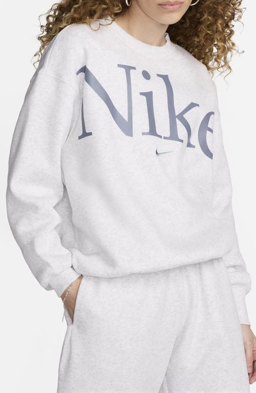 Nike Sportswear Phoenix Logo Sweatshirt In White