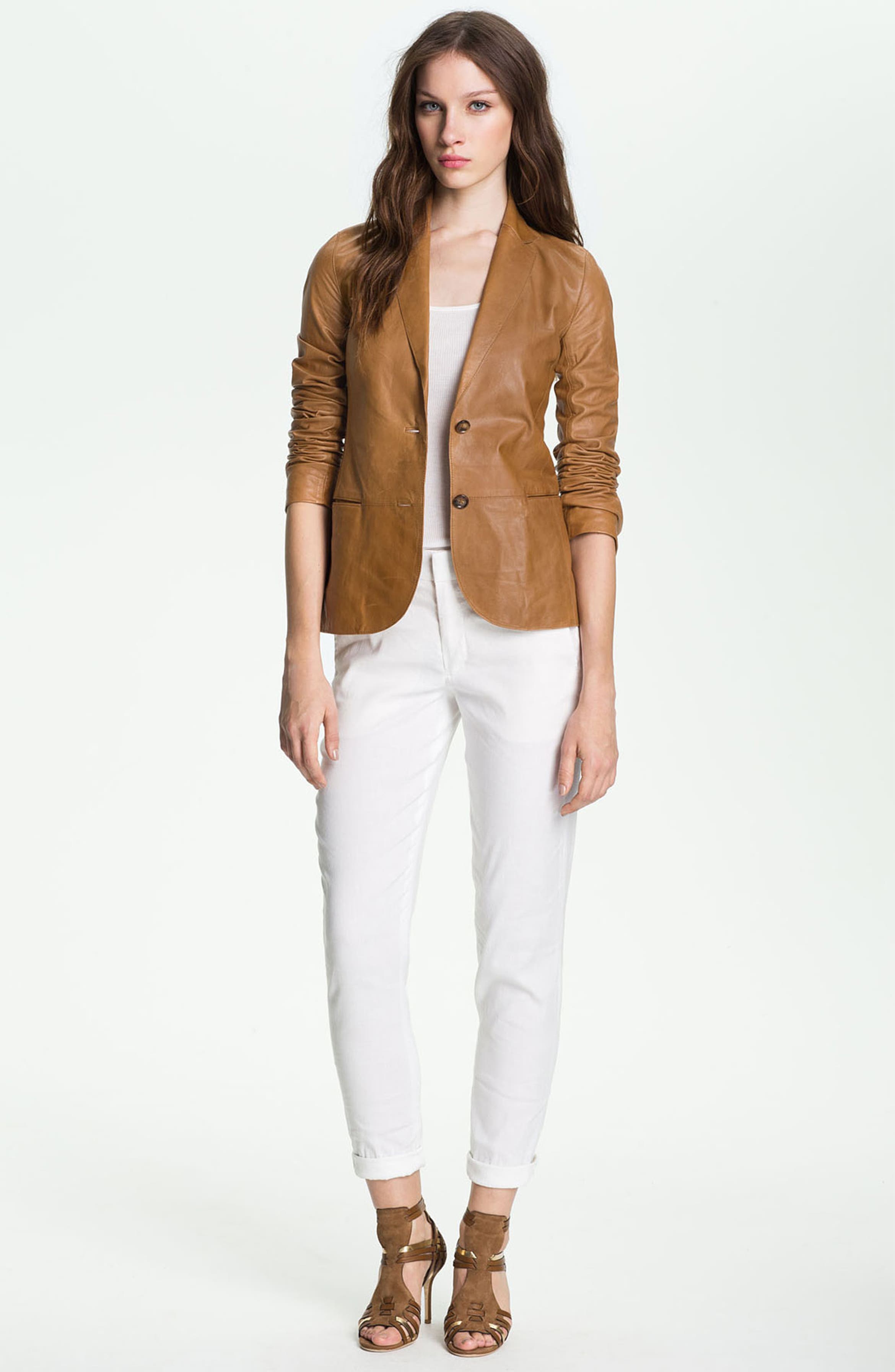 Vince Leather Blazer | Nordstrom