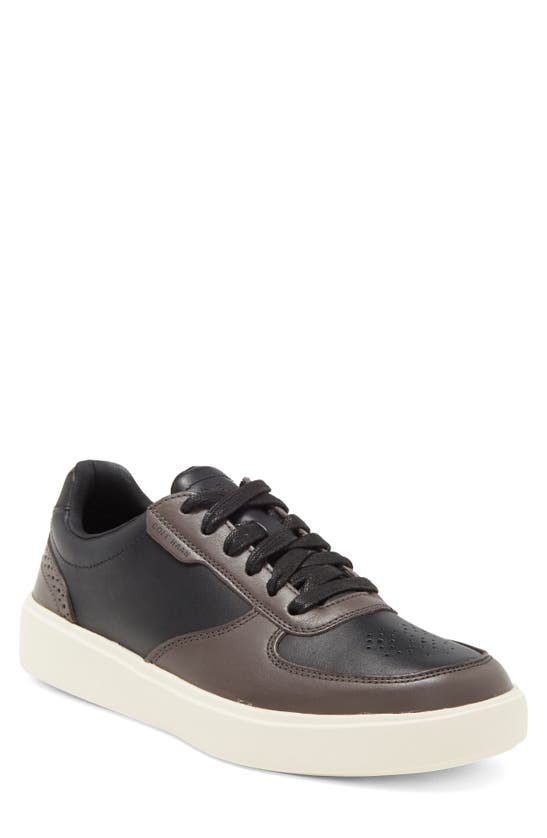 Cole Haan Grand Crosscourt Transition Sneaker In Black/ Pavement/ Ivory