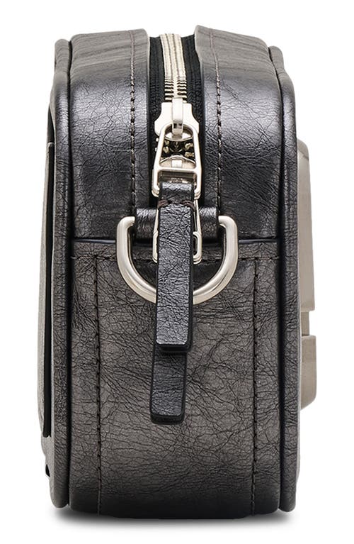 Shop Marc Jacobs The Big Shot Crossbody Bag In Dark Grey