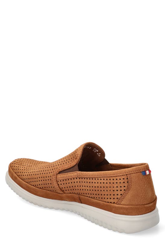 Shop Mephisto Tiago Perforated Loafer In Brown