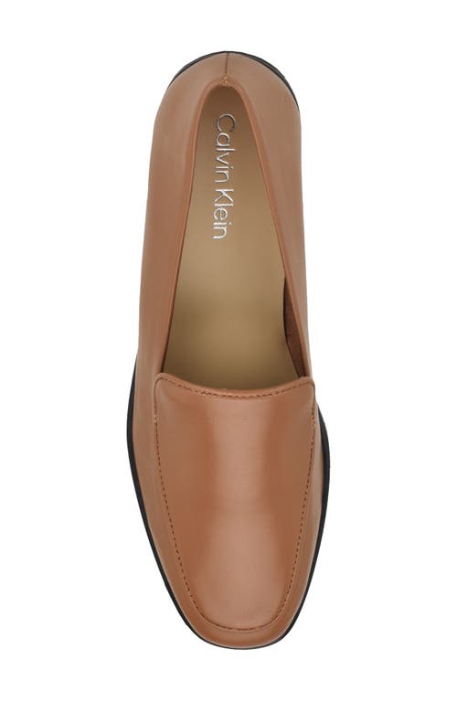 Calvin Klein Nolla Loafer In Dark Natural