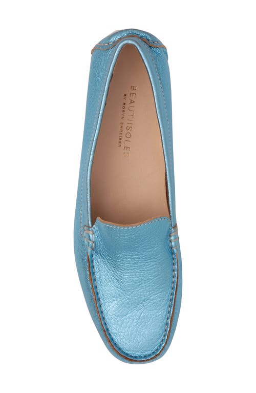 Shop Beautiisoles Cassandra Loafer In Sky Blue