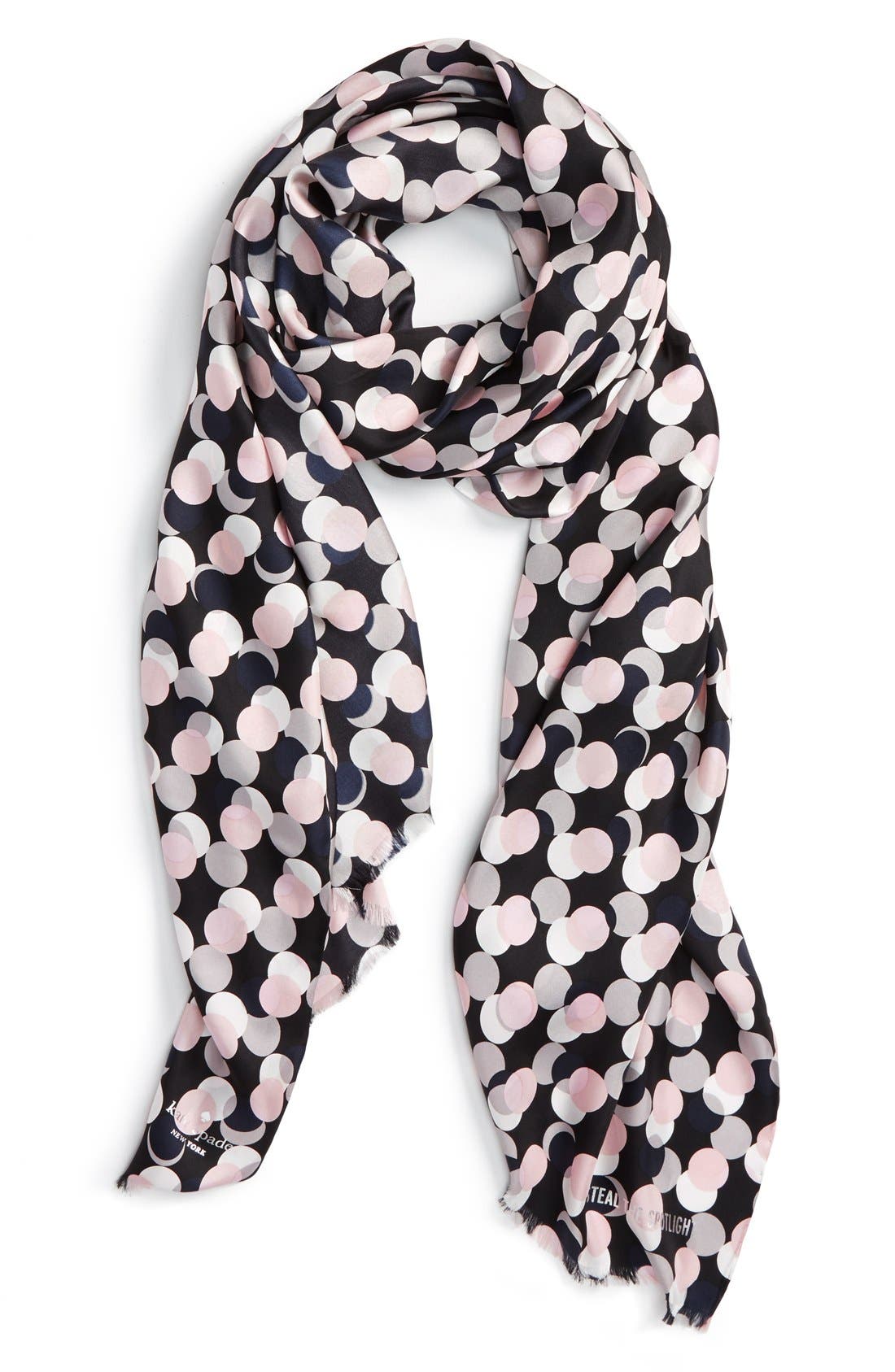kate spade new york 'steal the spotlight' silk scarf Nordstrom