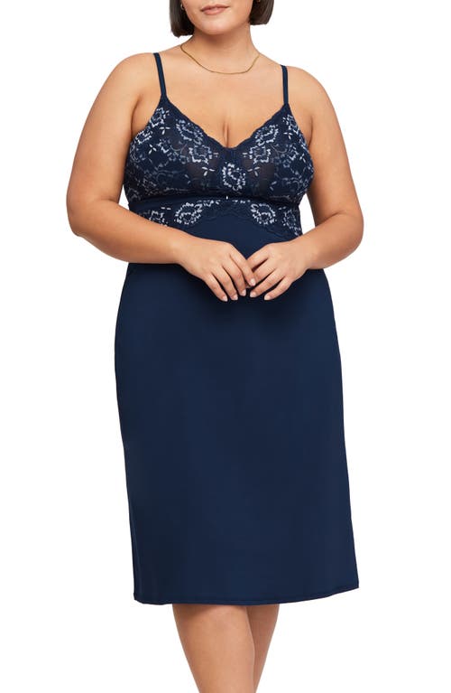 Montelle Intimates Full Support Gown in Gemstone Blue/Heaven