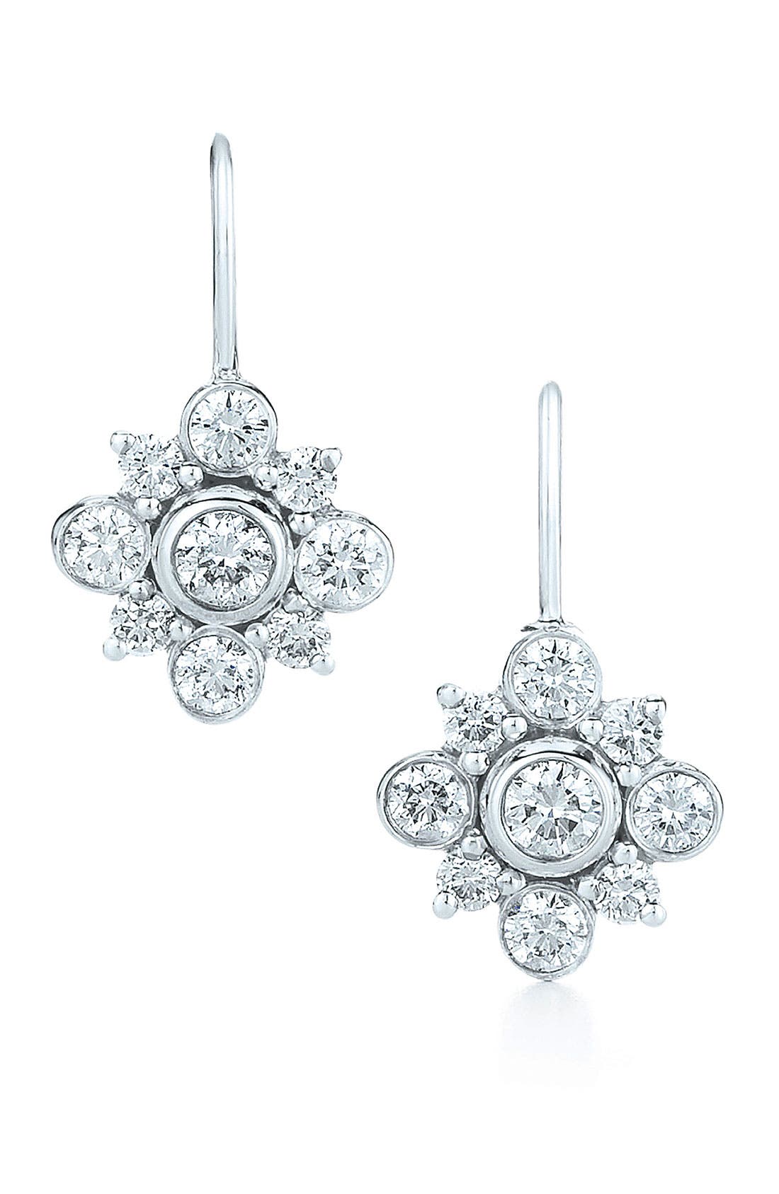Kwiat 'Petal' Diamond & White Gold Drop Earrings Nordstrom