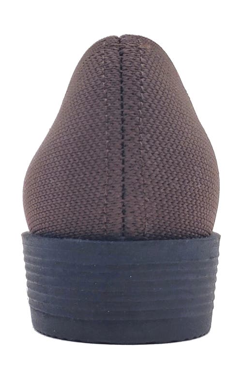 Reaction Kenneth Cole Feobe Knit Loafer In Chocolate Knit