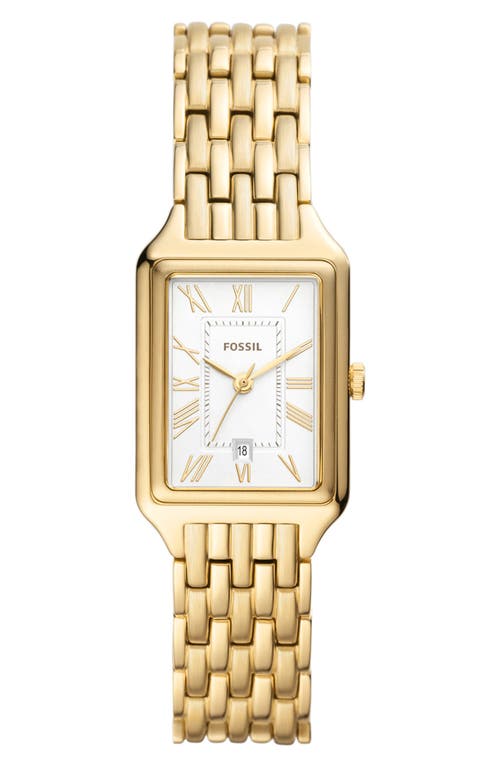 Fossil Raquel Bracelet Watch, 23mm in Gold at Nordstrom