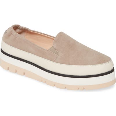 Agl Platform Slip-On Sneaker - Beige