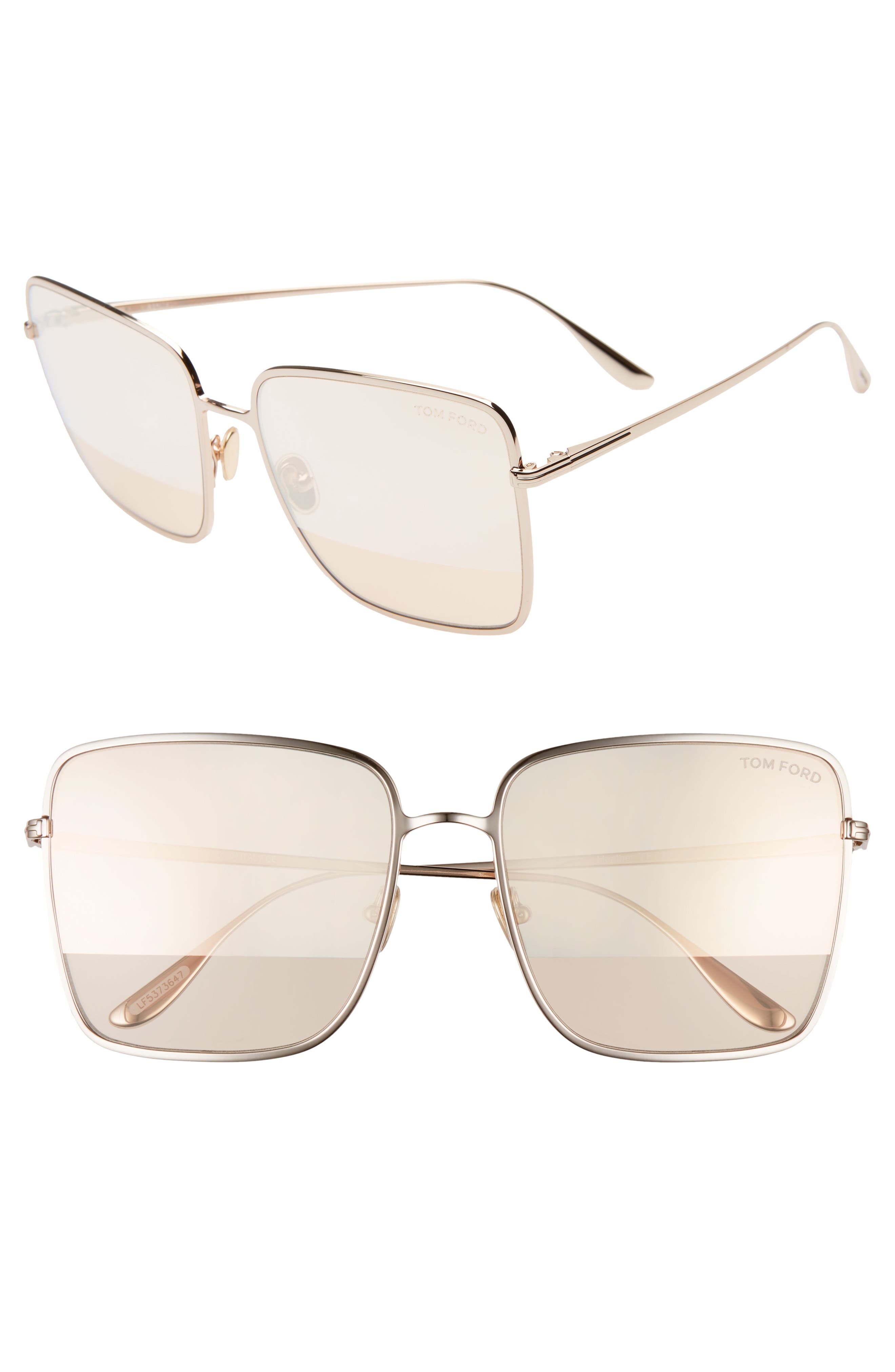 tom ford 60mm square sunglasses