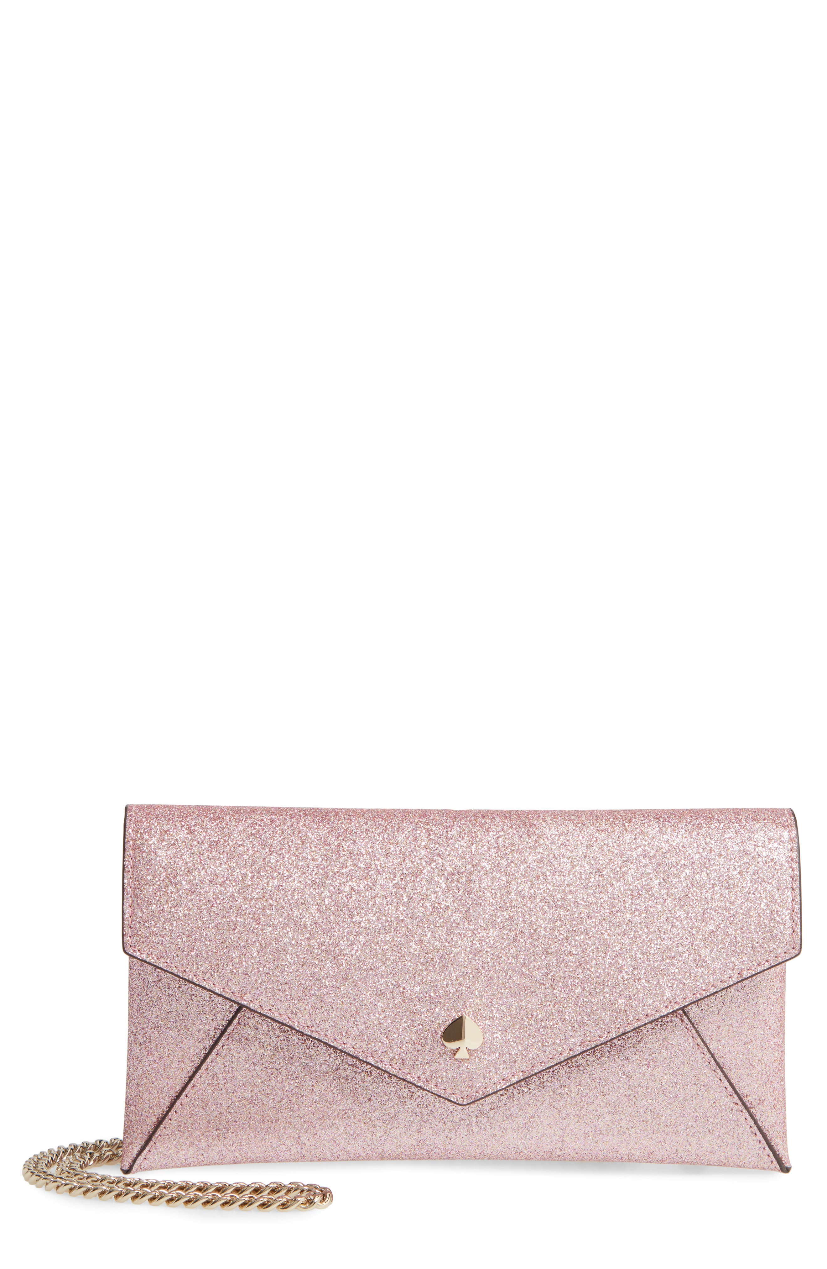 kate spade clutch with chain