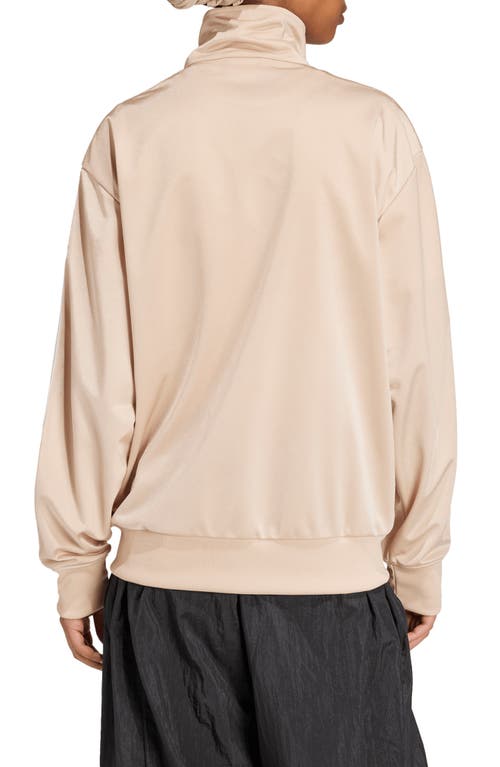 Adidas Originals Adidas Adicolor Firebird Recycled Polyester Track Jacket In Magic Beige