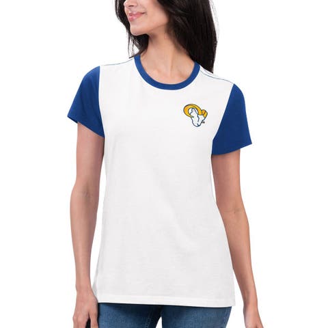 G-III 4her Los Angeles Rams Women's Play Maker V-Neck T-Shirt