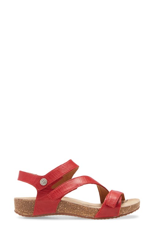 Josef Seibel Tonga 25 Sandal In Red/red Leather