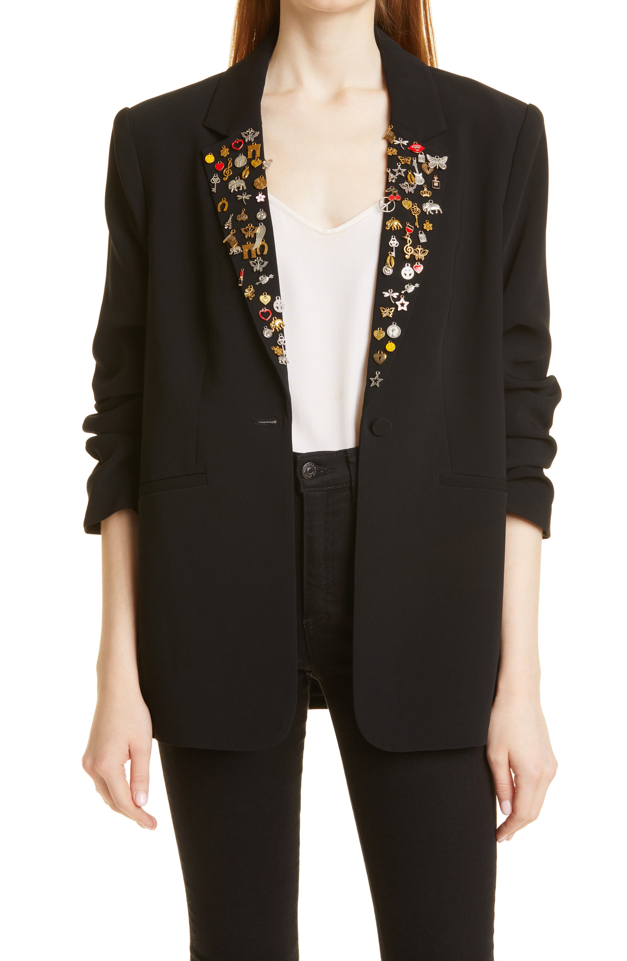 Cinq à Sept Charm Kylie Embellished Blazer | Nordstrom