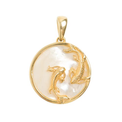Freya Rose Zodiac Pendant In Pisces