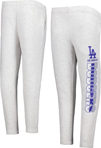 Outerstuff Youth Gray Los Angeles Dodgers 7th Inning Stretch Shorts