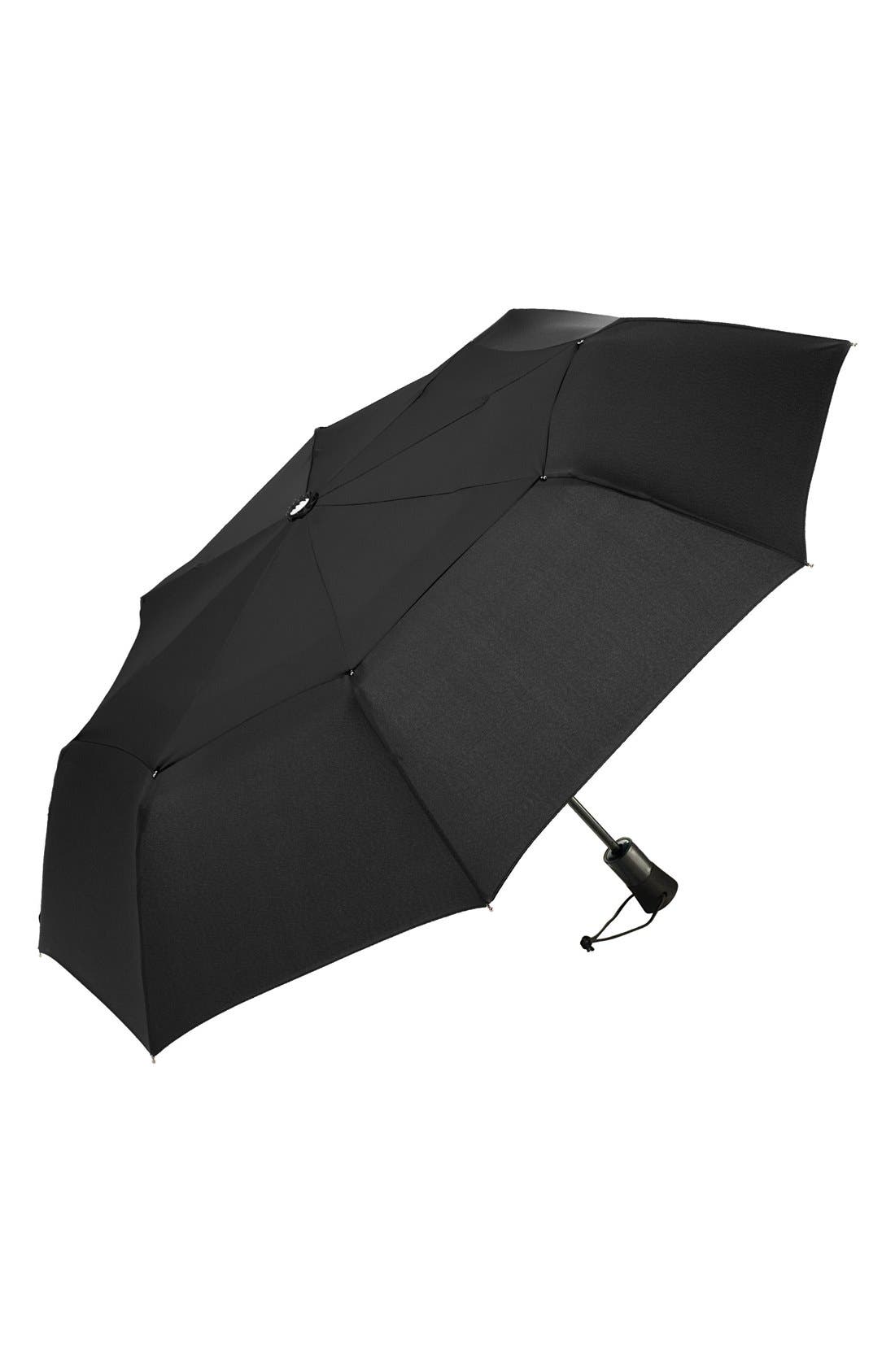 UPC 091806090432 product image for Shedrain 'Windpro' Auto Open & Close Umbrella - Black | upcitemdb.com