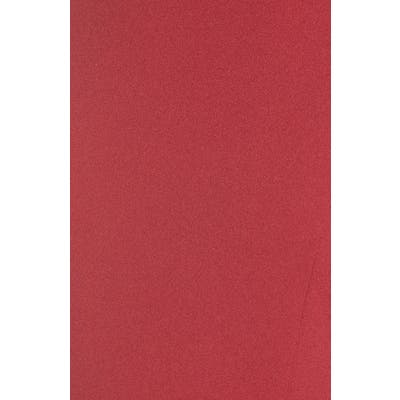 Speechless Lace Shoulder Fit & Flare Dress, Red
