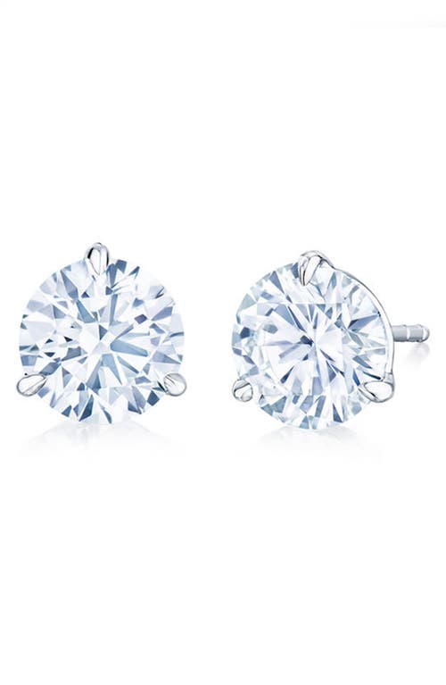 Kwiat Round Diamond & Platinum Stud Earrings - 3.01ct. in White at Nordstrom