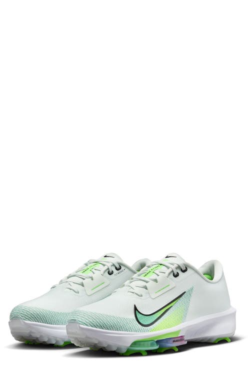 Shop Nike Air Zoom Waterproof Infinity Tour Golf Shoe In Barely Green/white/black