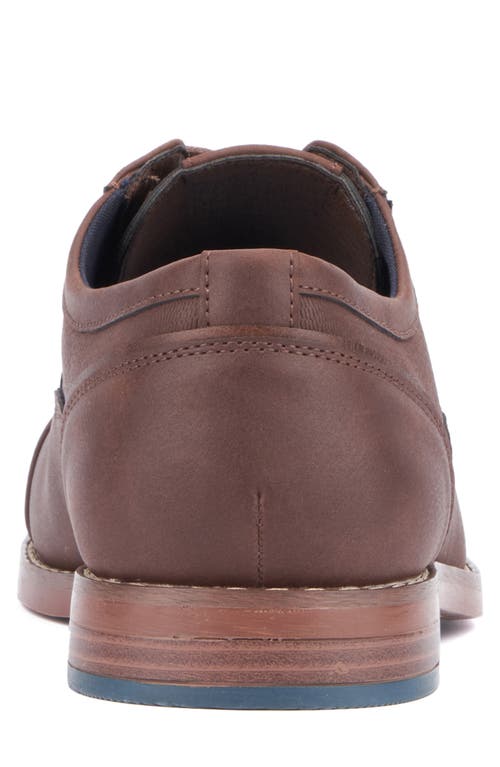 Reserve Footwear Asher Cap Toe Derby In Brown