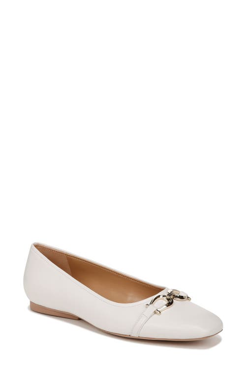 Naturalizer Skimmer Flat in Warm White Leather at Nordstrom, Size 11