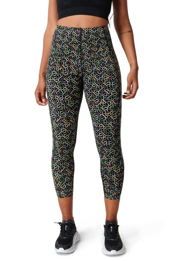 Buy Sweaty Betty Power Pocket High Waist 7/8 Workout Leggings - Green  Animal Wave Print At 60% Off