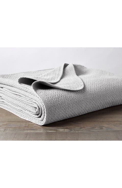 Coyuchi Honeycomb Organic Cotton Blanket in Pewter at Nordstrom