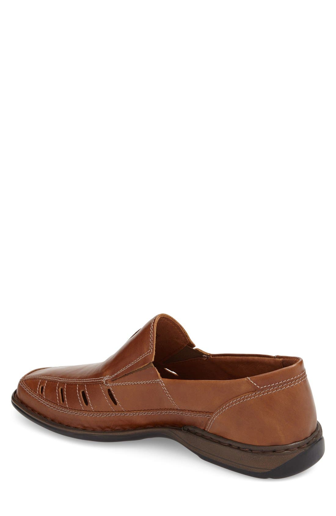 josef seibel leather slip on sneakers