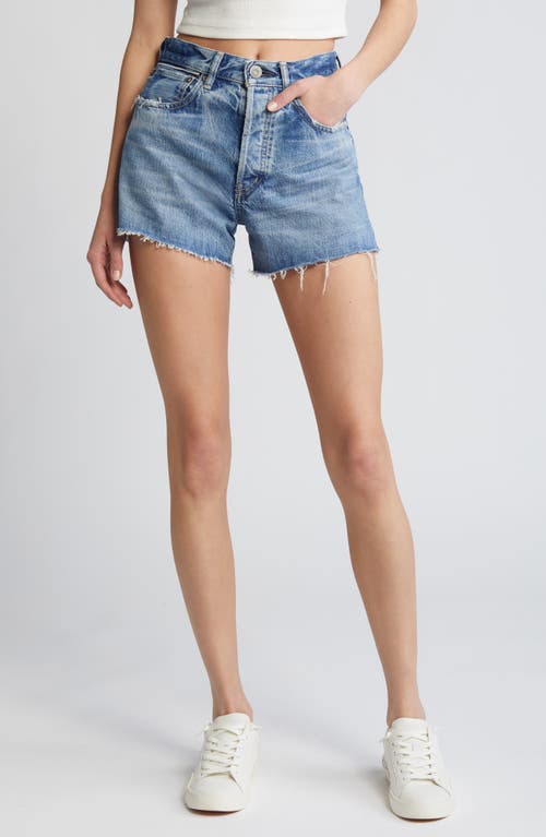 Dalemere Denim Cutoff Shorts in Blue