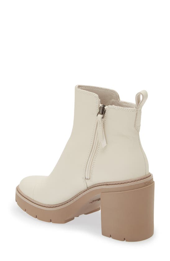 Toms Rya Heeled Boots In Natural