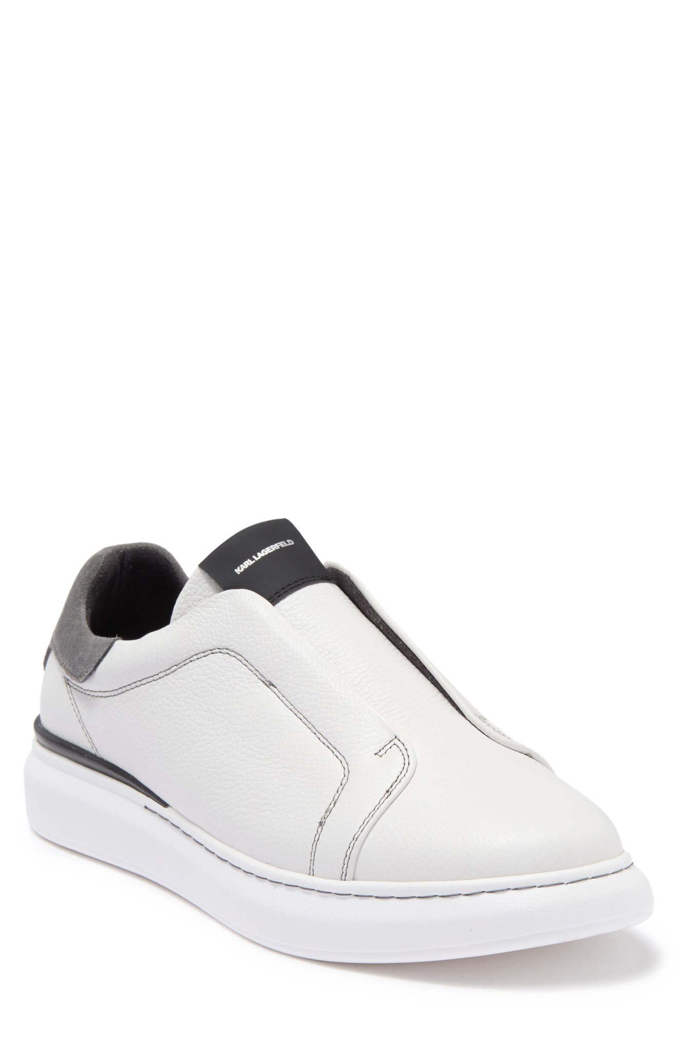 Karl Lagerfeld White and Black Lace Sneaker 29064 29