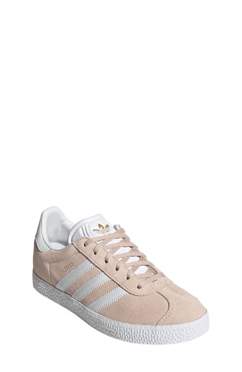 Adidas Originals Adidas Kids' Gazelle Low Top Sneaker In Pink Tint/white