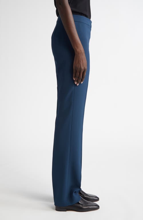Lafayette 148 Barrow Finessecrepe Pants In Lido Blue